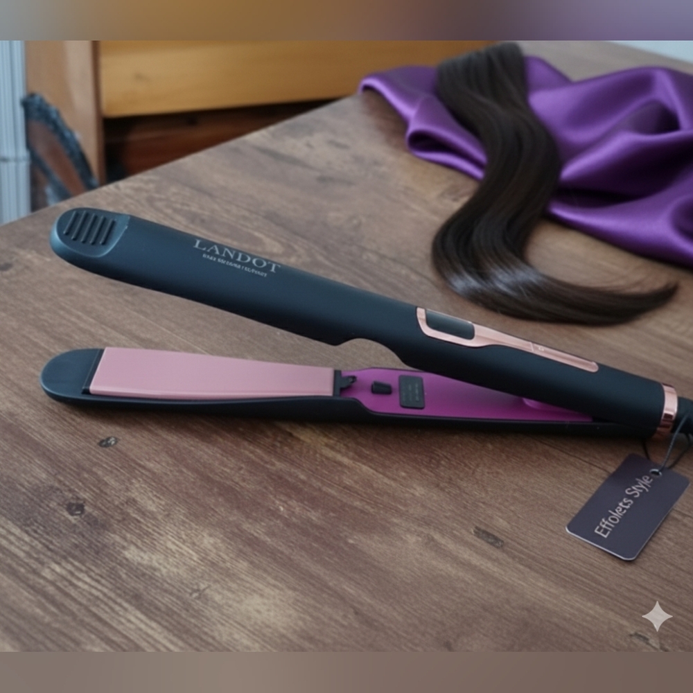 Landot curved flat iron